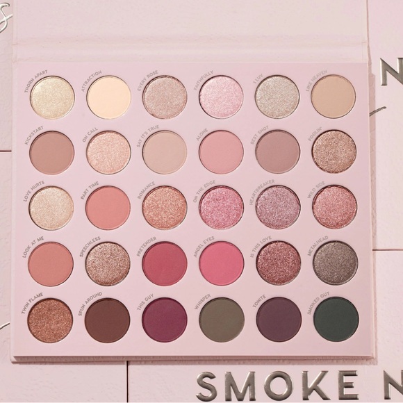 NEW 30pc Colourpop Smoke N' Roses Pressed Powder Palette Full Size Eyeshadow Set - Picture 5 of 8